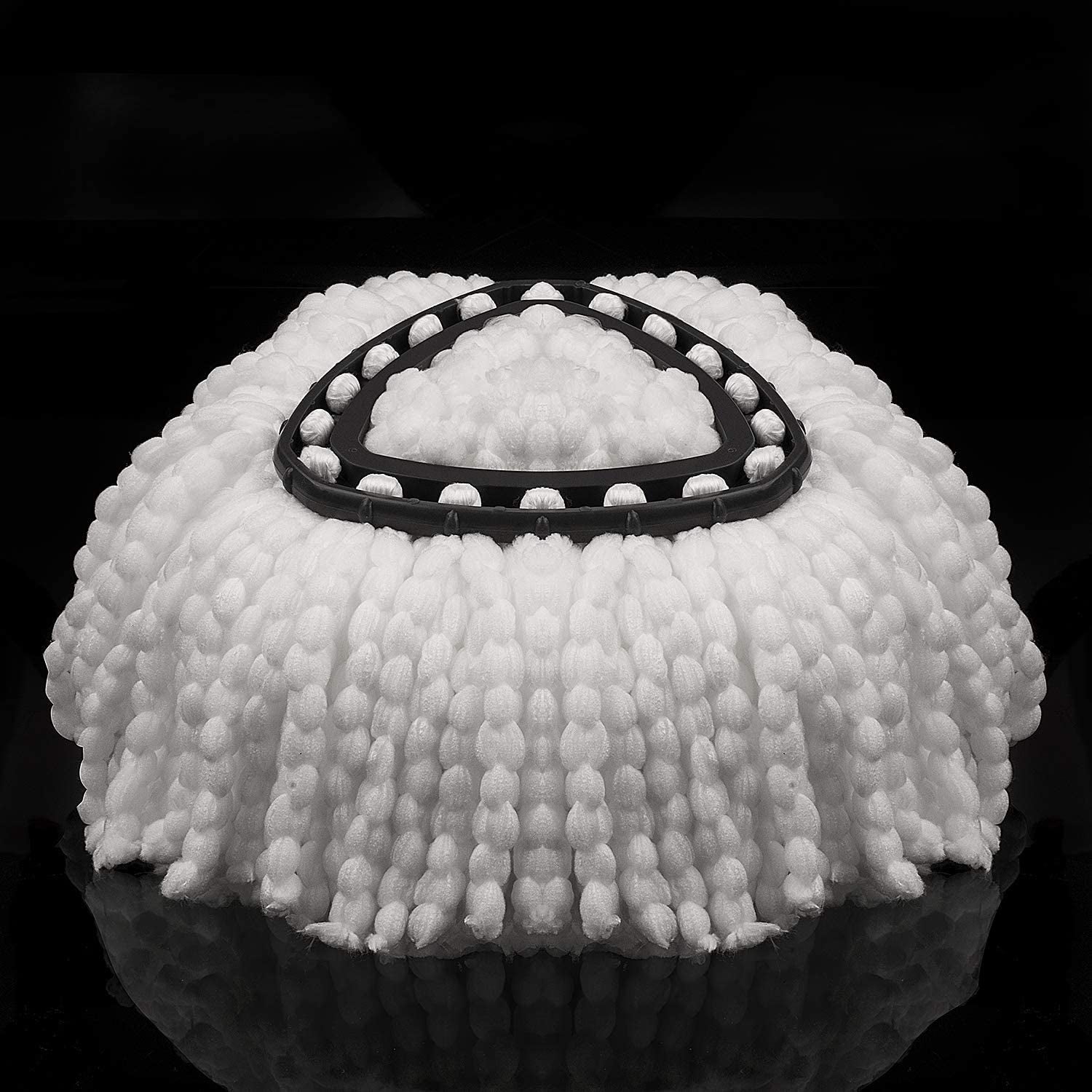 4 Pack Mop Head Replacement Compatible with Ocedar Mop Refills Easywring Spin Mop Refills Microfiber Mop Replacement Head